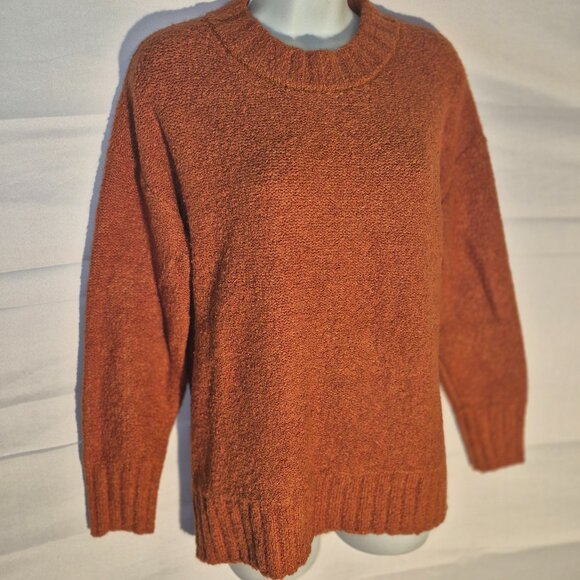 OLD NAVY beautiful Orange High Pile oversized sweater in size small NWT - Picture 6 of 8